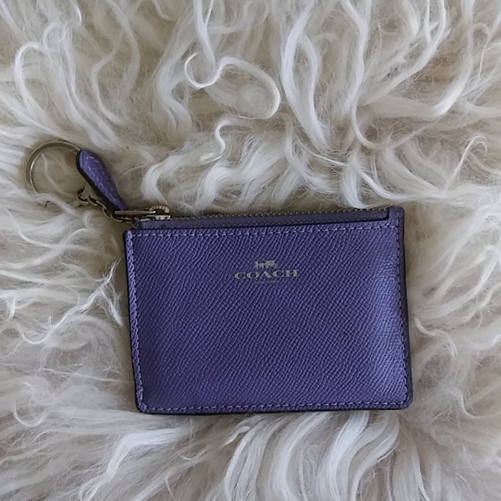 💜 Coach Card Holder and Coin Purse
